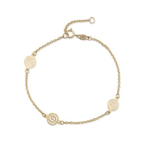 Spiral Gold Bracelet - 14k