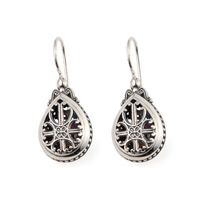 Gerochristo - Harmony Drop Earrings in Sterling Silver - Image 1