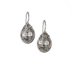 Gerochristo - Mediterranean round earrings in 925 Sterling Silver - Image 3