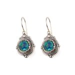 Gerochristo - Semeli Earrings with Malachite