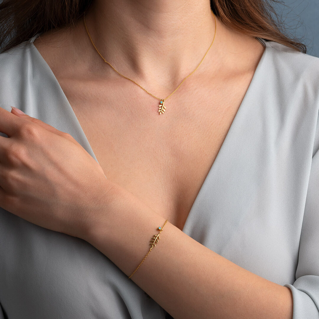 32427m Sterling Silver Fern Bracelet - Image 2