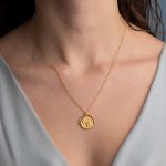 Sterling Silver Necklace with Athena Goddess and Owl Pendant - Image 2