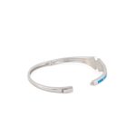 Ασήμι 925 - Βραχιόλι Bangle με Μπλε Όπαλ - Image 3