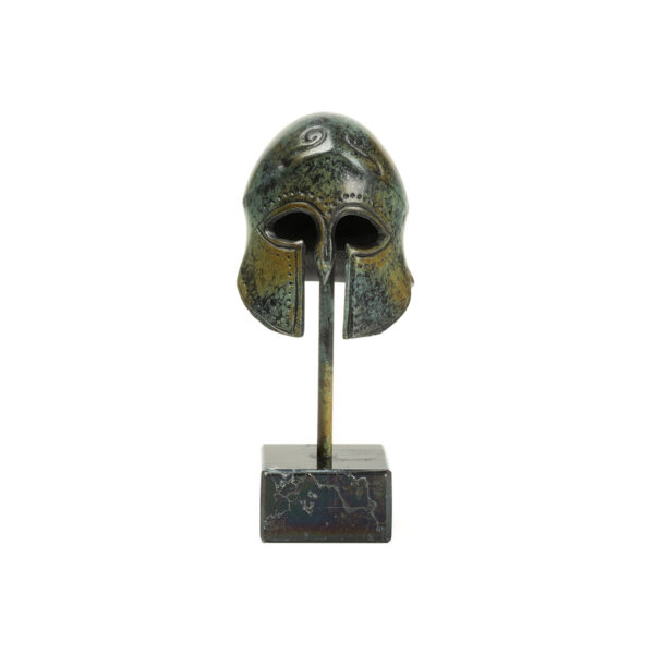 Corinthian Helmet - Bronze Sculpture - Image 1
