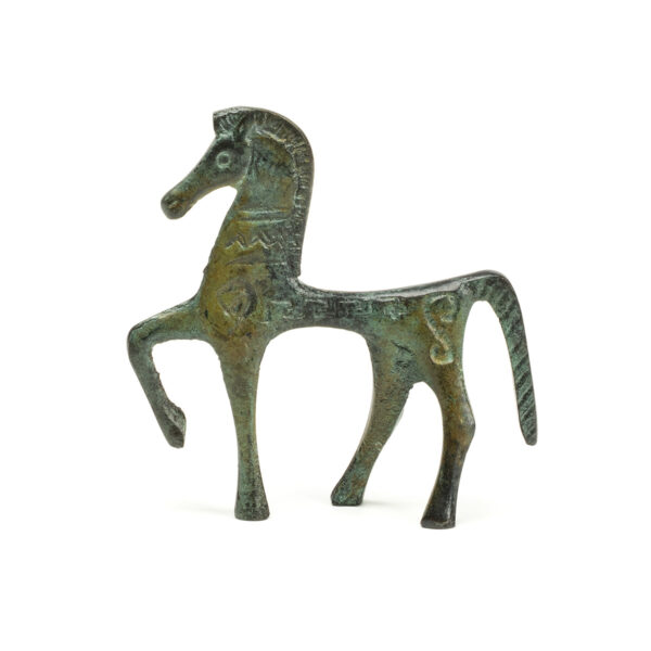 Ancient Greek Horse Geometric Era - Bronze Sculpture - Image 2