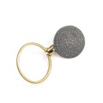 Open Phaistos Pendant – Sterling Silver and Gold Plated - Image 2