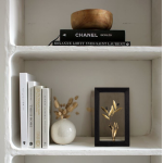 Bronze Hand Holding Olive Branch - Wood Framed - Image 2