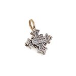 Gerochristo - Cyclades Cross in 18K Gold and Sterling Silver - Image 3