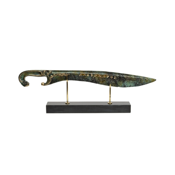 Great Alexander Sword on Marble Base - Bronze - Image 2
