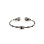 Gerochristo - Santorini Bracelet in Sterling Silver with Freshwater pearls - Image 2
