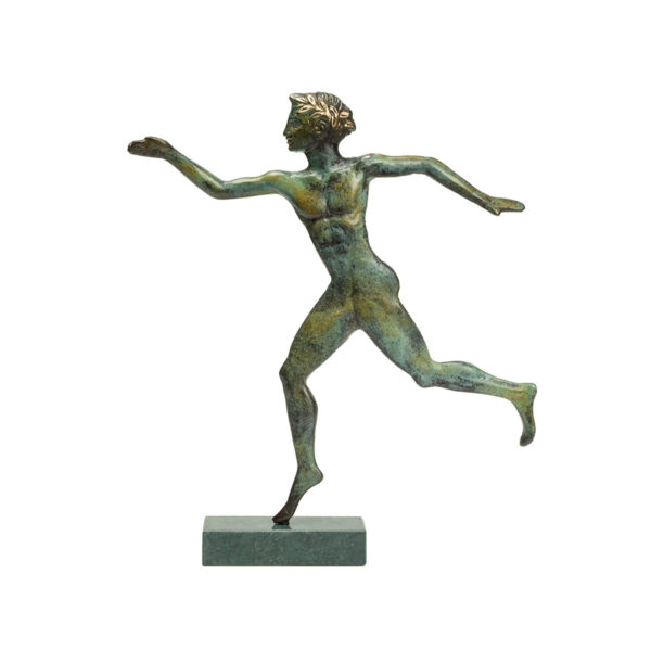 Ancient Greek Olympic Runner - Bronze Sculpture - Image 1