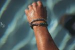 Meander Bracelet – 925 Sterling Silver with Black Onyx Beads - Image 4