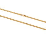 14K Gold Flat Mariner Chain