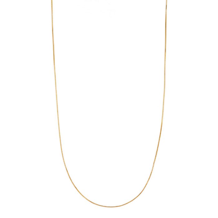 14K Gold Box Chain 45 cm - Image 3