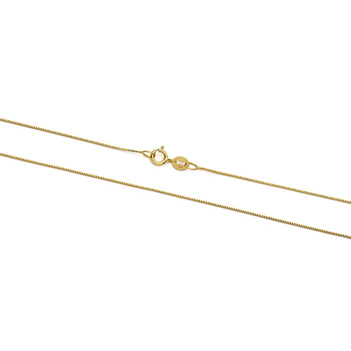 14K Gold Box Chain 45 cm - Image 1