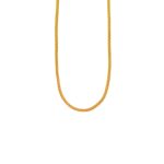 925 Sterling Silver and Gold Plated Byzantine Chain 45cm - Image 2