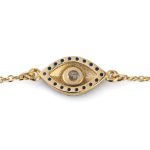 Βραχιόλι Χρυσό 14Κ Μάτι με Ζιργκόν - Image 3