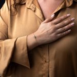 Blue Evil Eye Bracelet - 14K Yellow Gold - Image 2