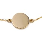 Round Eye Bracelet - 14K Yellow Gold - Image 3