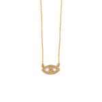 Eye Necklace – 14K Gold