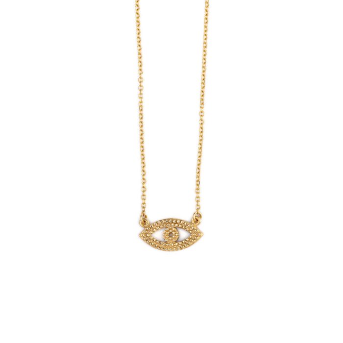 Eye Necklace – 14K Gold - Image 1