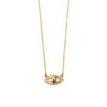 Eye Necklace – 14K Gold - Image 3
