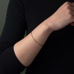 Sterling Silver Chain Bracelet with a Meander - Image 2