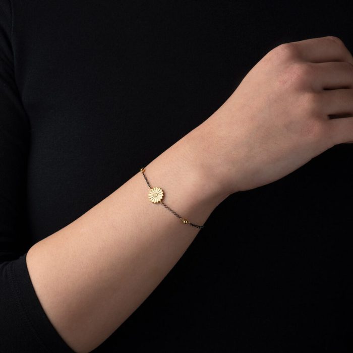 Sterling Silver Chain Bracelet with the Ancient Rodax - Image 2