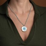 Evil Eye Rozario Necklace - 925 Sterling Silver - Image 2