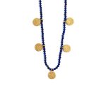 Stone String Necklace with Phaistos Disc