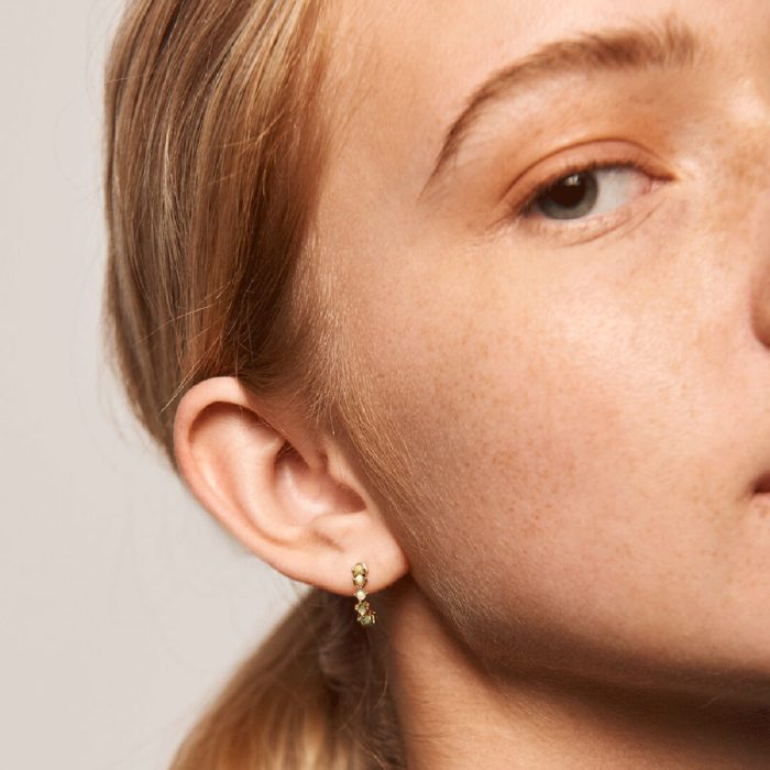PD Paola Mint Bird Gold Earrings - Image 2
