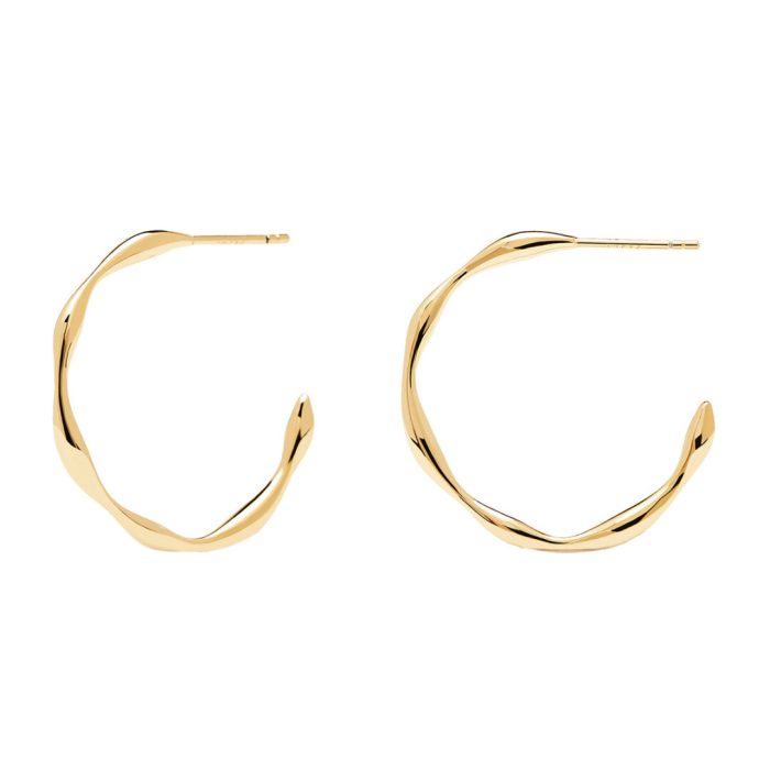 PD Paola Vanilla Gold Earrings - Image 1
