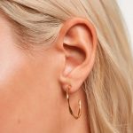 PD Paola Vanilla Gold Earrings - Image 4