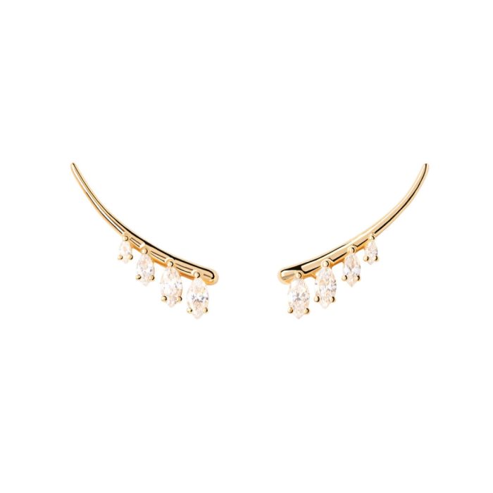 PD Paola Aqua Climbing Earrings - Image 1
