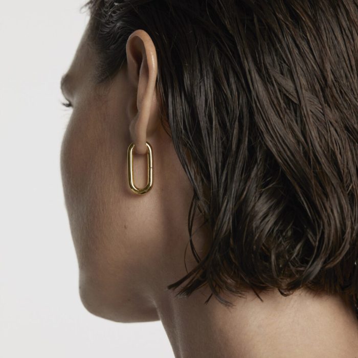 PD Paola Βeat Hoop Earrings - Image 5
