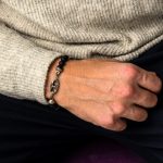 Βραχιόλι από Ασήμι 925 με Onyx Πέτρες - Image 3