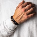 Meander Leather Bracelet - 925 Sterling Silver - Image 2