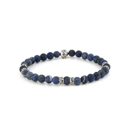 Βραχιόλι με Sodalite Πέτρες – Ασήμι 925