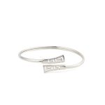 Greek Key Hinge Bracelet in 925 Sterling Silver