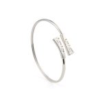 Greek Key Hinge Bracelet in 925 Sterling Silver - Image 2