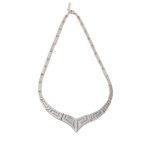 Greek Key Necklace with Blue Opal - Sterling Silver - Image 6