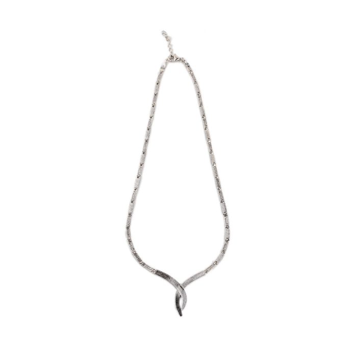 Meander - Greek key opal necklace - Image 2