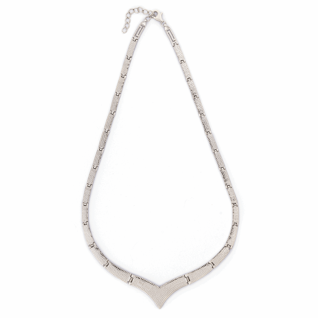 CH-NE-0418013B Opal Necklace - Sterling Silver - Image 2