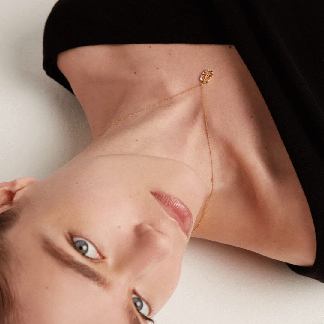 CO01-260-D Κολιέ PD PAOLA με Μονόγραμμα Α - Ασήμι 925 με επιχρύσωμα 18Κ - Image 6