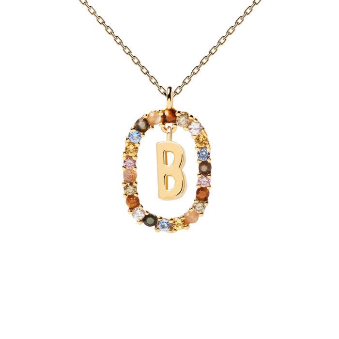 PD Paola Letter B Necklace - 18k Gold plating - Image 1