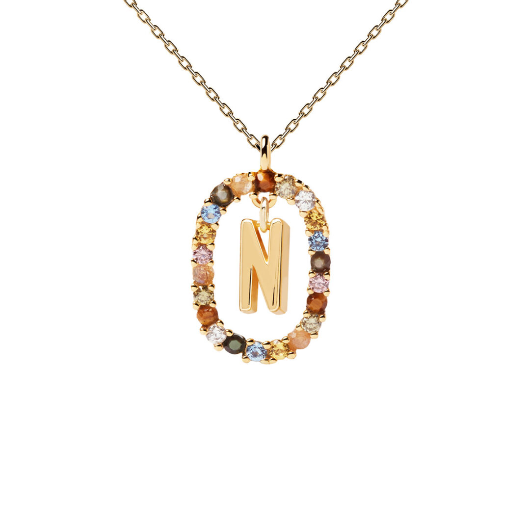 CO01-273-U PD Paola Letter N Necklace - 18k Gold plating - Image 1