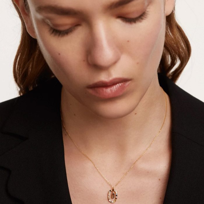 PD Paola Letter O Necklace - 18k Gold plating - Image 5