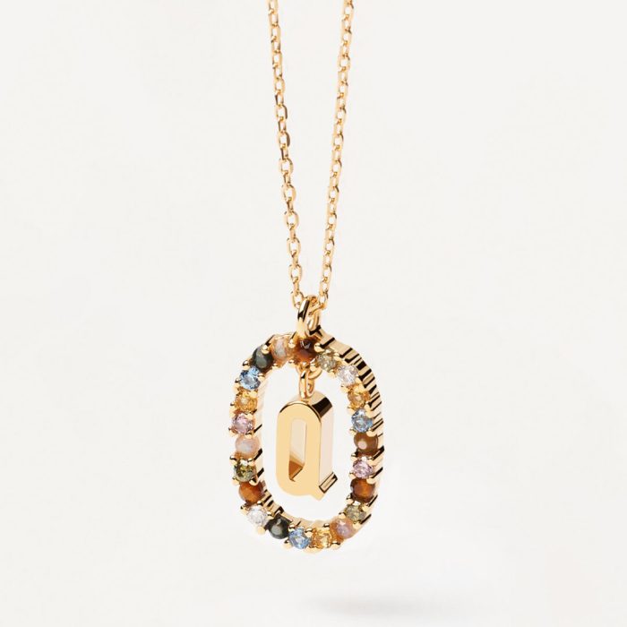 PD Paola Letter Q Necklace - 18k Gold plating - Image 3