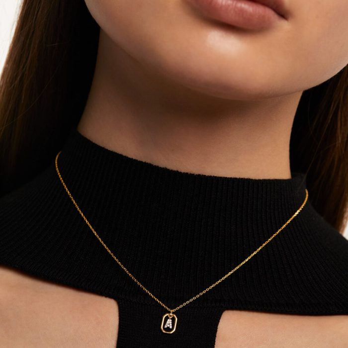 PD Paola Mini Letter B Necklace - Image 4