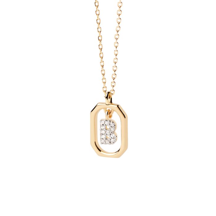 PD Paola Mini Letter B Necklace - Image 1
